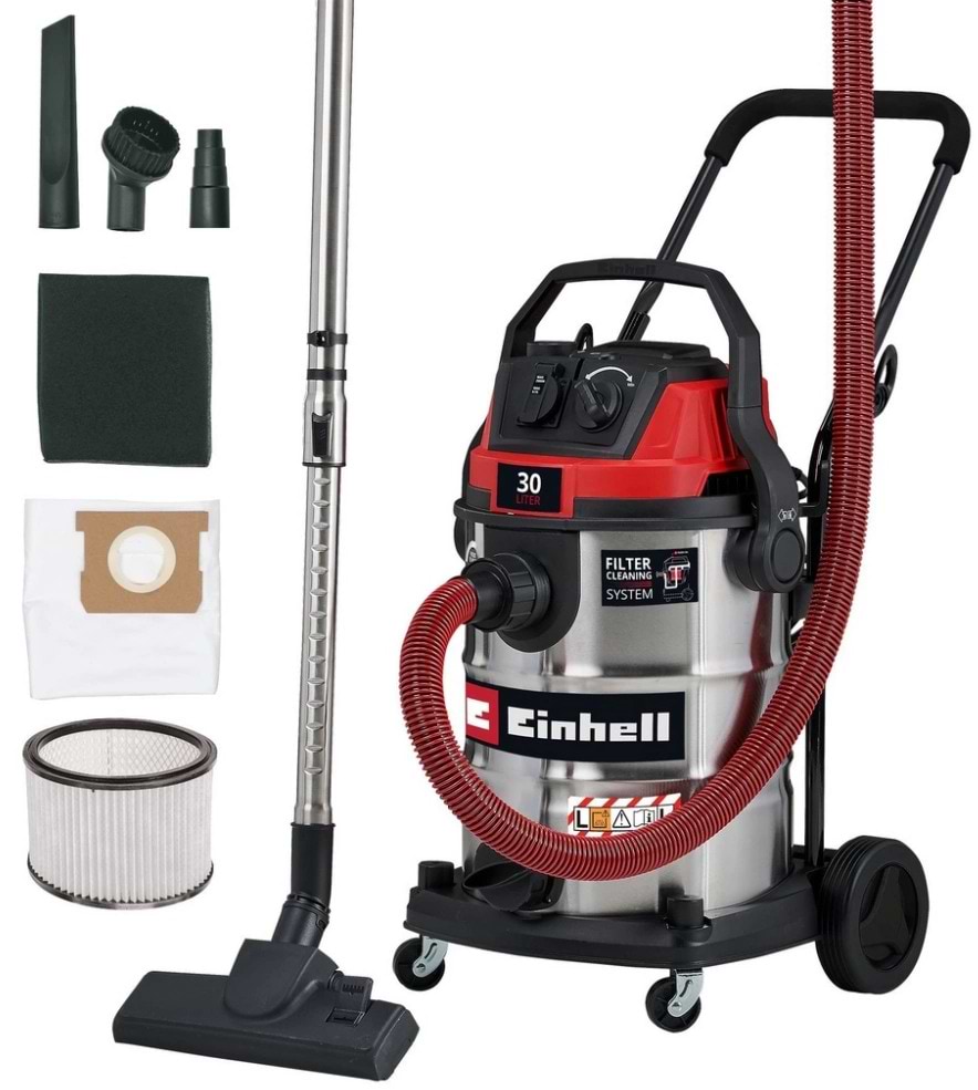 Пилосос для сухого прибирання з контейнером і мішком Einhell TE-VC 3080 SACL (2347440)